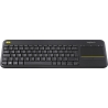 Logitech Wireless Touch Keyboard k400 plus black DE Layout / 920-007127