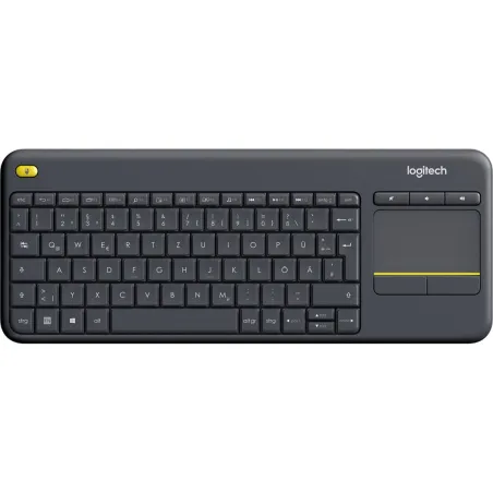 Logitech Wireless Touch Keyboard k400 plus black DE Layout / 920-007127