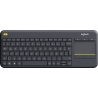 Logitech Wireless Touch Keyboard k400 plus black DE Layout / 920-007127