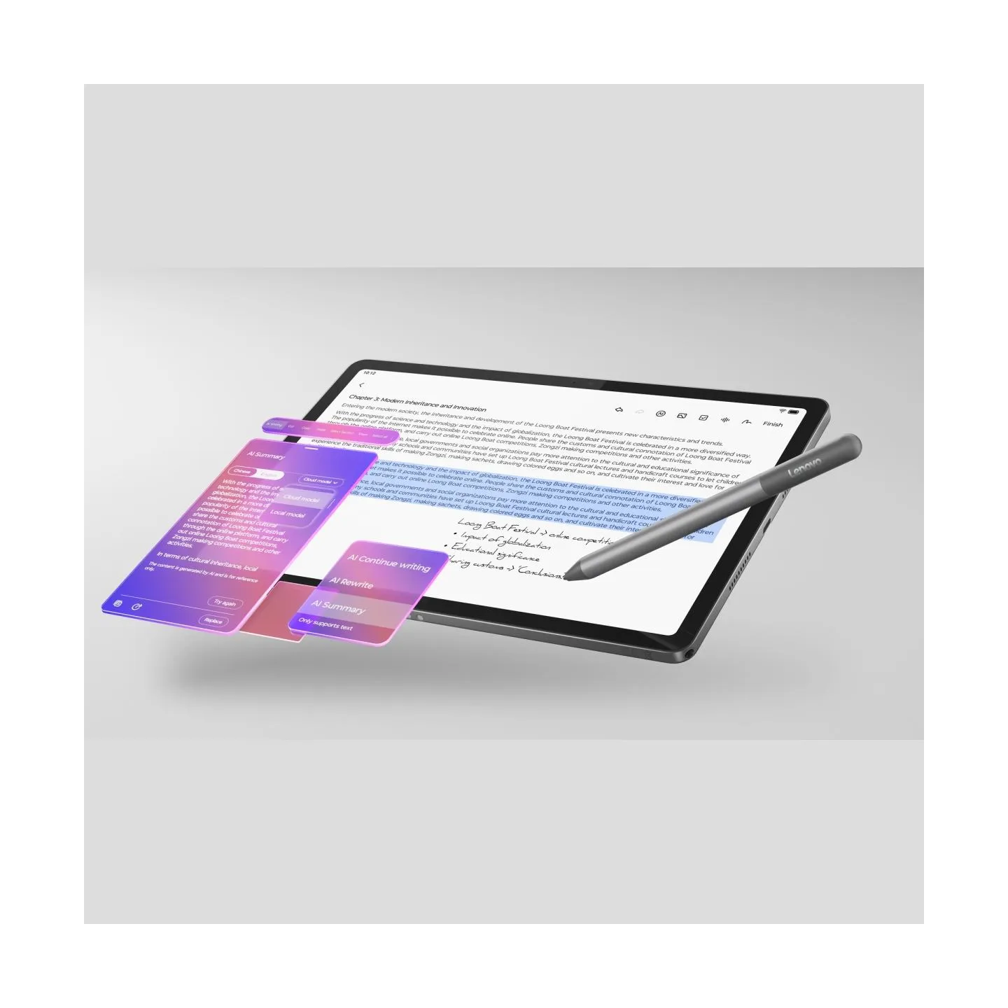 Lenovo Idea Tab Wi-Fi (w/o power adapter) | ZAFR0405SE | 11 " | Luna Grey | IPS | 2560 x 1600 pixels | MediaTek | Dimensity 6300