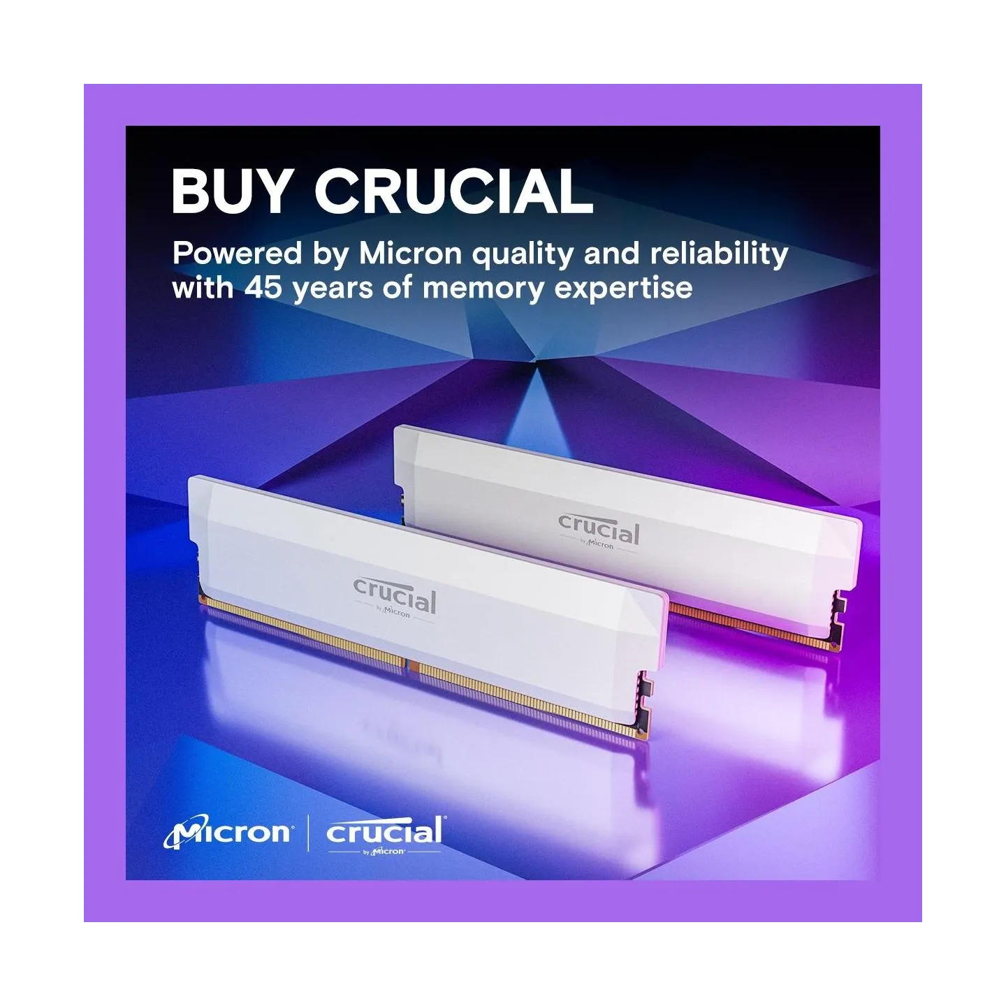 Crucial MEMORY DIMM PRO 32GB DDR5-6000/KIT2 CP2K16G60C36U5W CRUCIAL