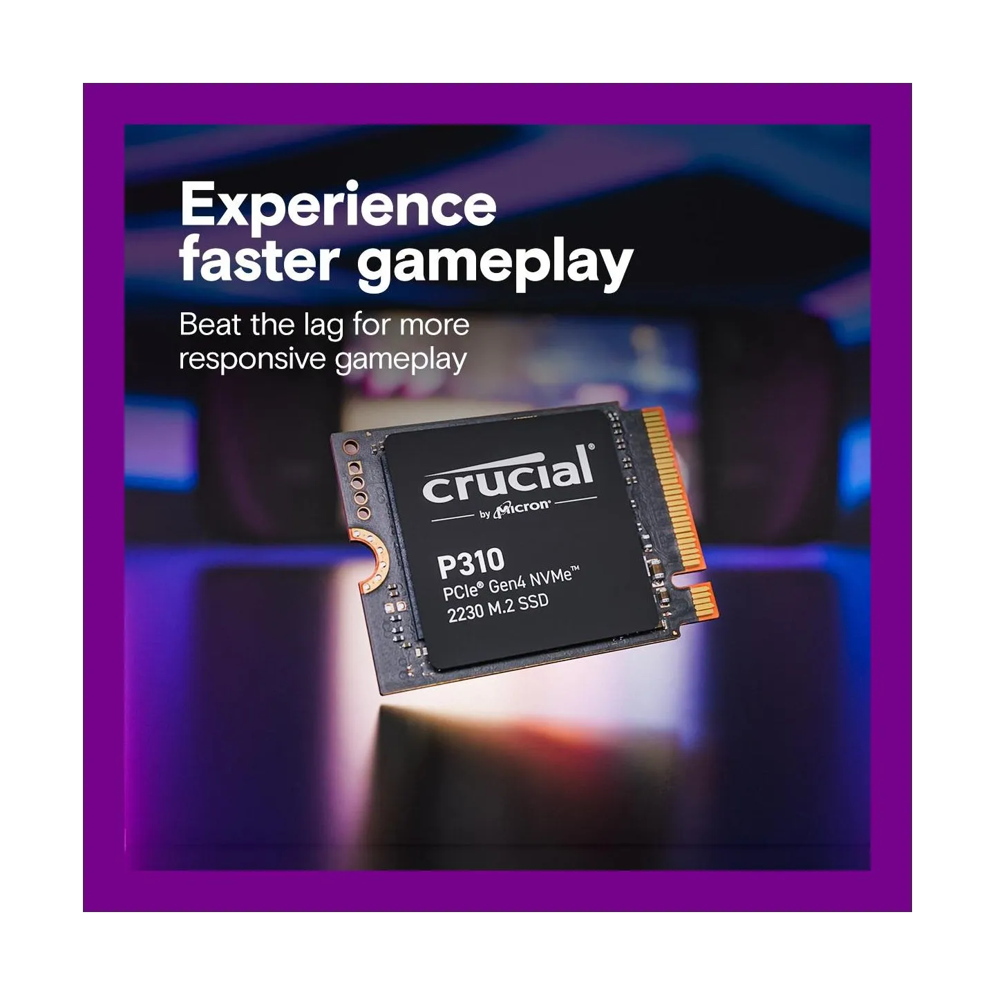 Crucial SSD|CRUCIAL|440xTBW rating|Read speed 7100 MB/s|Write speed 6000 MB/s|NVMe Yes|PCI Express 4.0|M.2|2000 GB|P310|CT2000P3