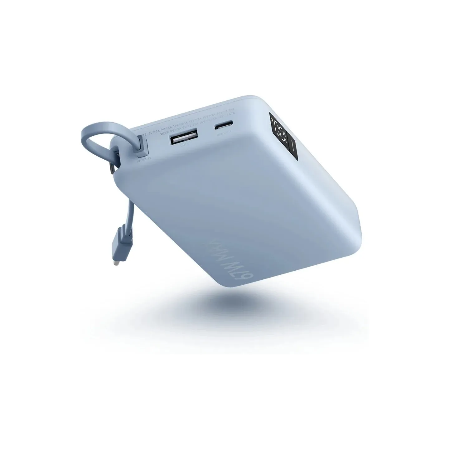 Xiaomi 67W Power Bank 20000 (Integrated Cable) | 20000 mAh | Ice Blue