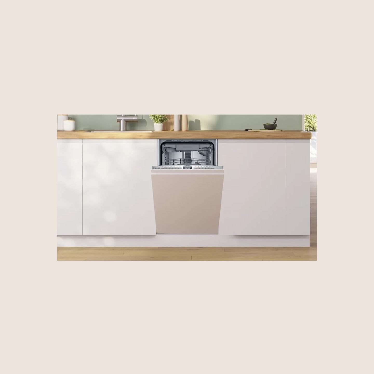Bosch Dishwasher | SPT4EMX17E | Built-in | Width 45 cm | Number of place settings 10 | Number of programs 6 | Energy efficiency 
