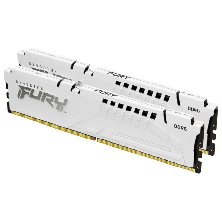 Kingston KF560C30BWEK2-32 32GB 6000MT/s DDR5 CL30 DIMM (Kit of 2) FURY Beast White EXPO | Kingston