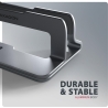 Axagon STND-VG vertical stand for laptops and tablets. Aluminum stand for vertical insertion of laptops sized 10-17.3. Adjustabl