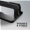 Axagon STND-VB vertical stand for laptops and tablets. Aluminum stand for vertical insertion of laptops sized 10-17.3. Adjustabl