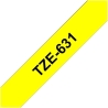 Brother TZE631 tape black/yellow 12mm 8m