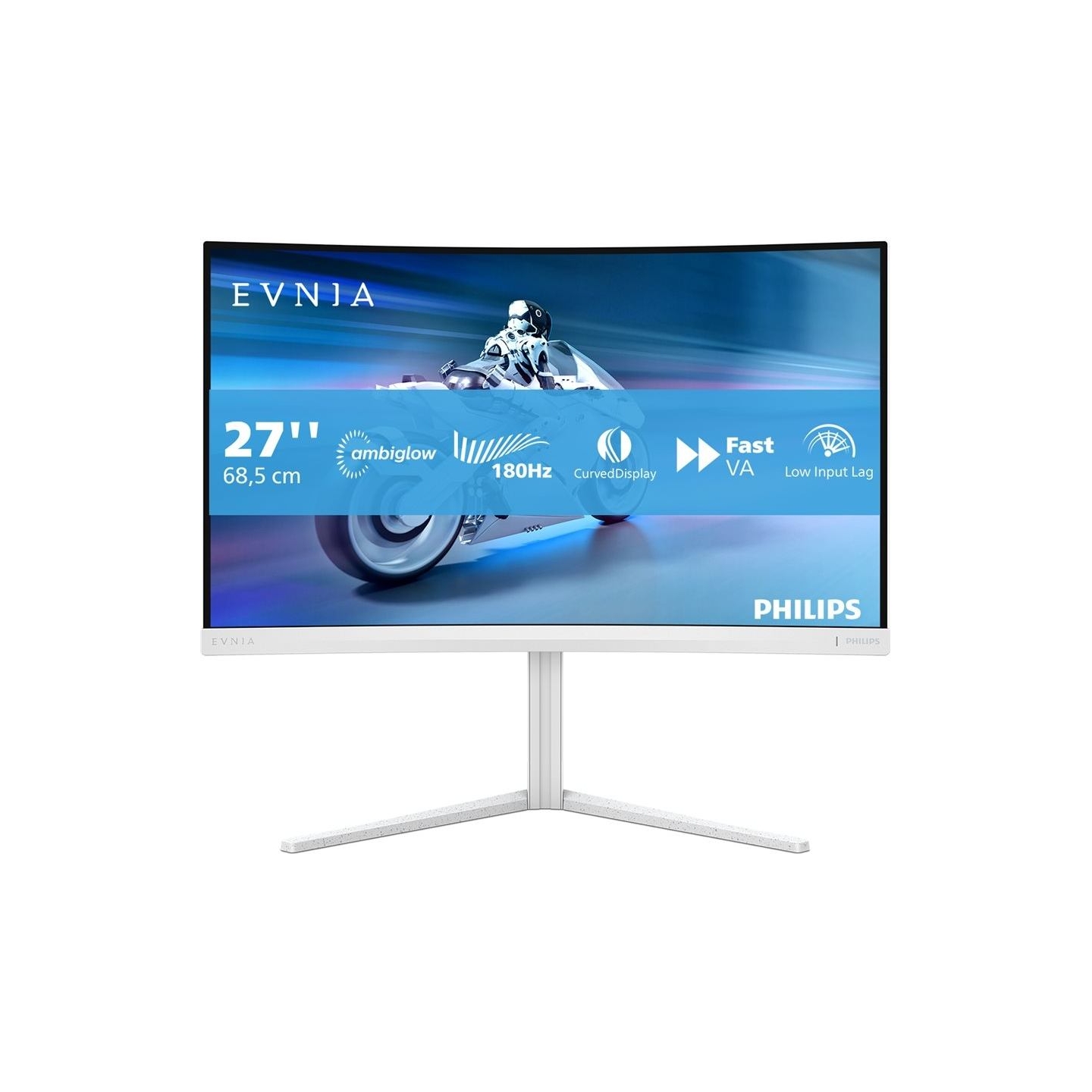 Philips Monitor 27M2C5201L 27 inch Curved VA 180Hz HDMIx2 DP