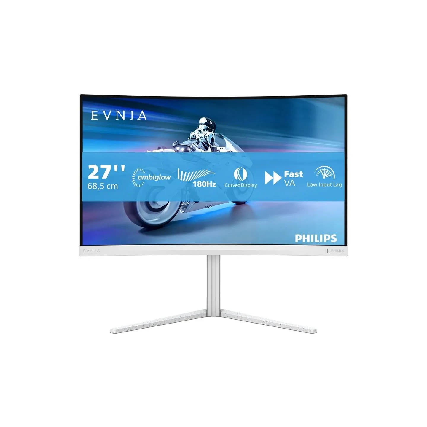 Philips Monitor 27M2C5201L 27 inch Curved VA 180Hz HDMIx2 DP