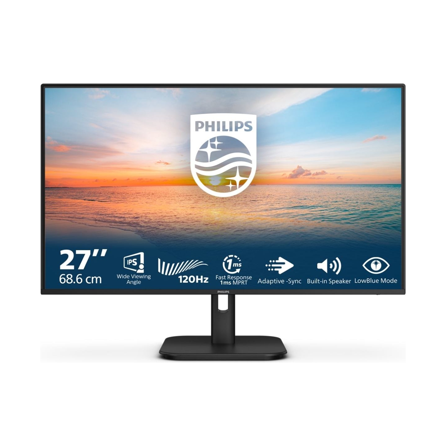 Philips Monitor 27E1N1200A 27 cali IPS 120Hz HDMI DP VGA Głośniki