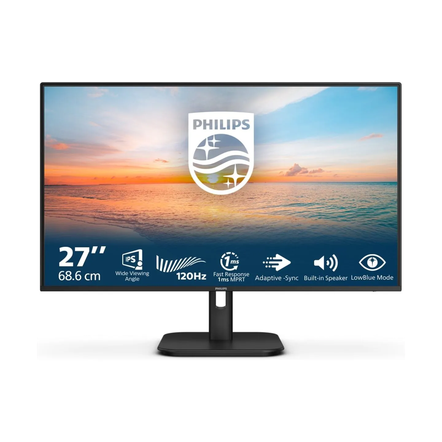 Philips Monitor 27E1N1200A 27 cali IPS 120Hz HDMI DP VGA Głośniki