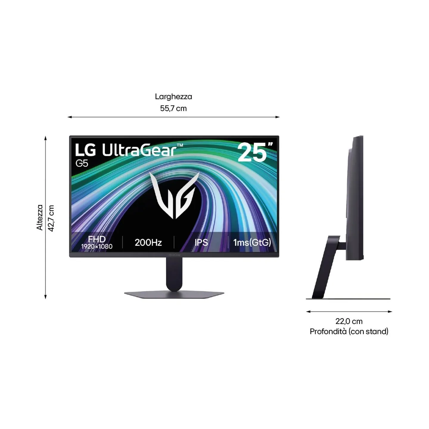 LG LCD Monitor|LG|24.4 "|1920 x 1080 pixels|Full HD|Native aspect ratio 16:9|LCD|Flat|25G523B-B