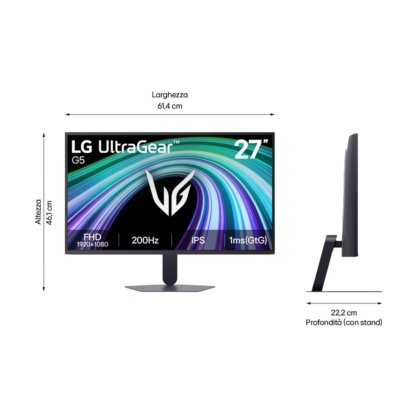 LG LCD Monitor|LG|27 "|1920 x 1080 pixels|Full HD|Native aspect ratio 16:9|LCD|Flat|27G523B-B
