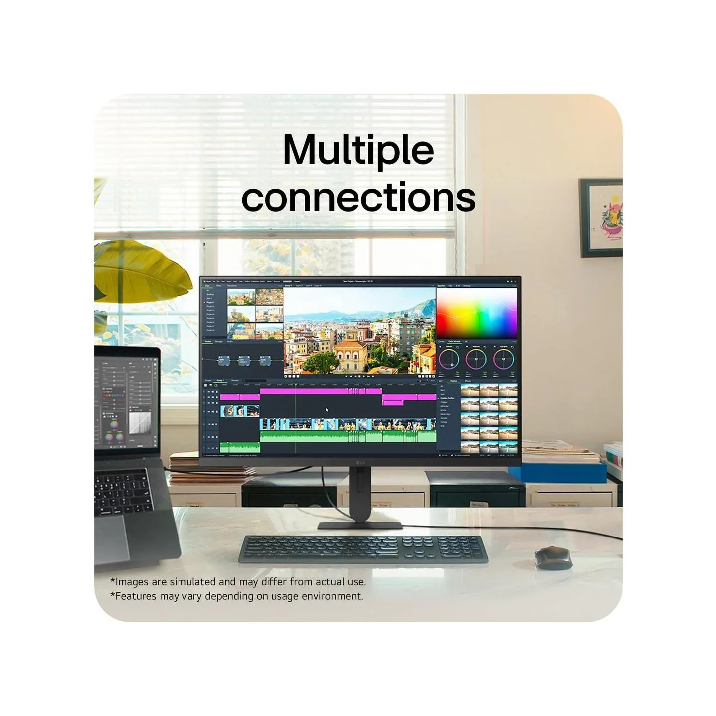 LG LCD Monitor|LG|27 "|3840 x 2160 pixels|4K Ultra HD|Native aspect ratio 16:9|LCD|Flat|27U710B-B