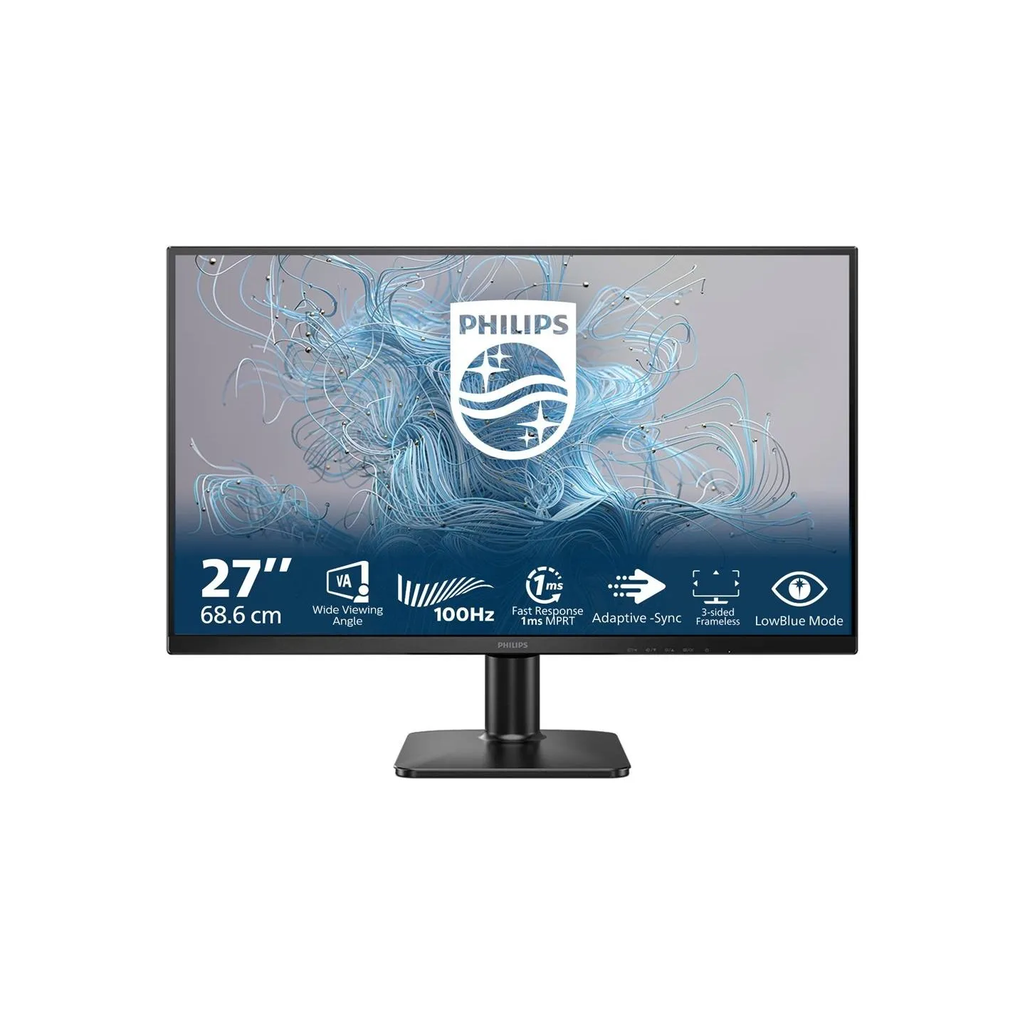 Philips | 27E2N1100L/00 | 27 " | VA | 16:9 | 100 Hz | 4 ms | 1920 x 1080 pixels | 250 cd/m² | HDMI ports quantity 1 | Black