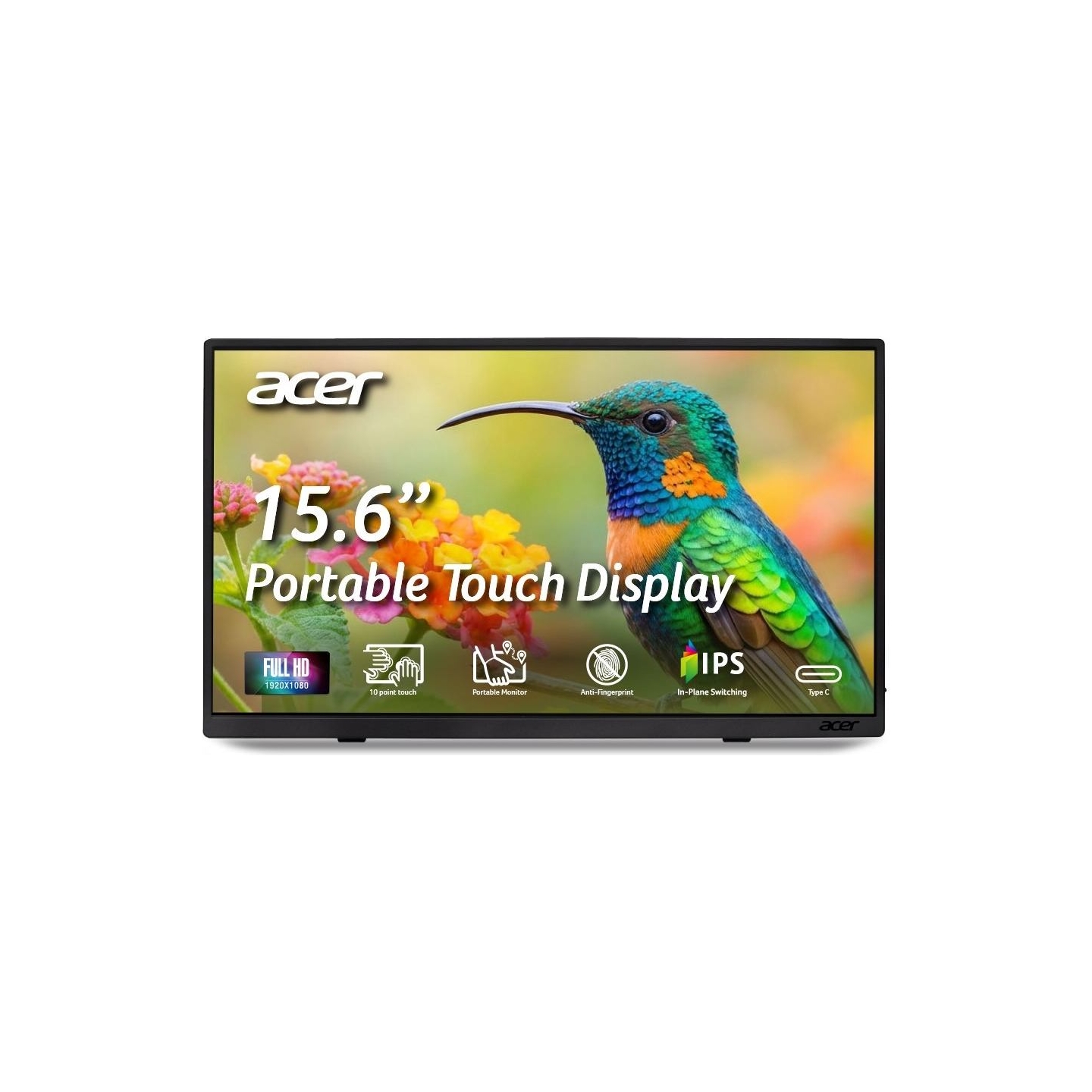 Acer | PM161QT bmiuux | 16 " | IPS | FHD | 16:9 | 60 Hz | 6 ms | 1920 x 1080 pixels | Touchscreen | 220 cd/m² | HDMI ports quant