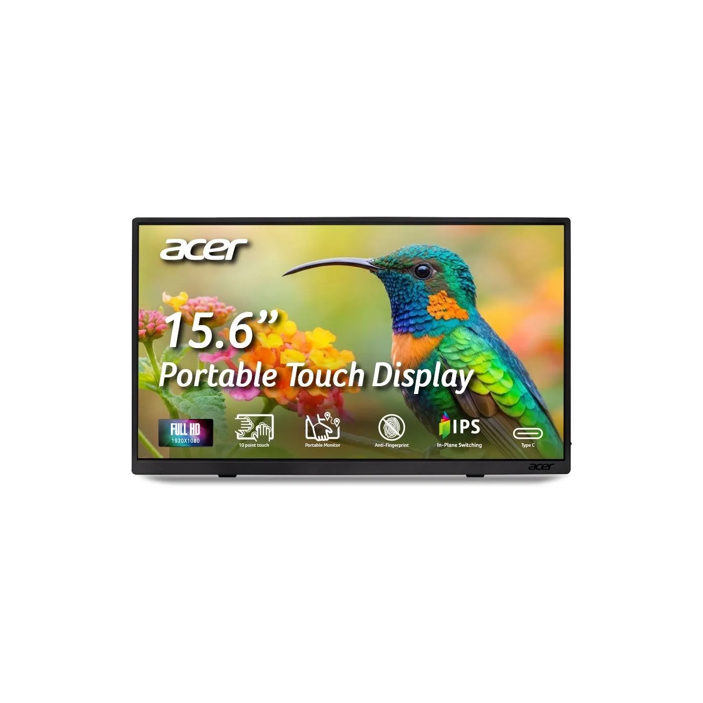 Acer | PM161QT bmiuux | 16 " | IPS | FHD | 16:9 | 60 Hz | 6 ms | 1920 x 1080 pixels | Touchscreen | 220 cd/m² | HDMI ports quant
