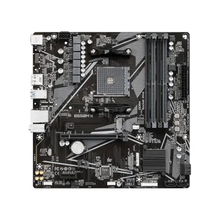 Gigabyte Mainboard|GIGABYTE|AMD B550|SAM4|Micro-ATX|Memory DDR4|Memory slots 4|1xPCI-Express 3.0 1x|1xPCI-Express 4.0 16x|2xM.2|