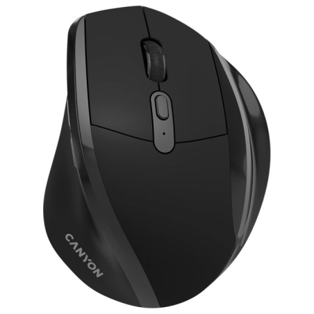 Canyon mouse OnClick 17 Ergonomic 6 buttons 1600DPI Wireless Black