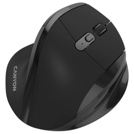 Canyon mouse OnClick 17 Ergonomic 6 buttons 1600DPI Wireless Black