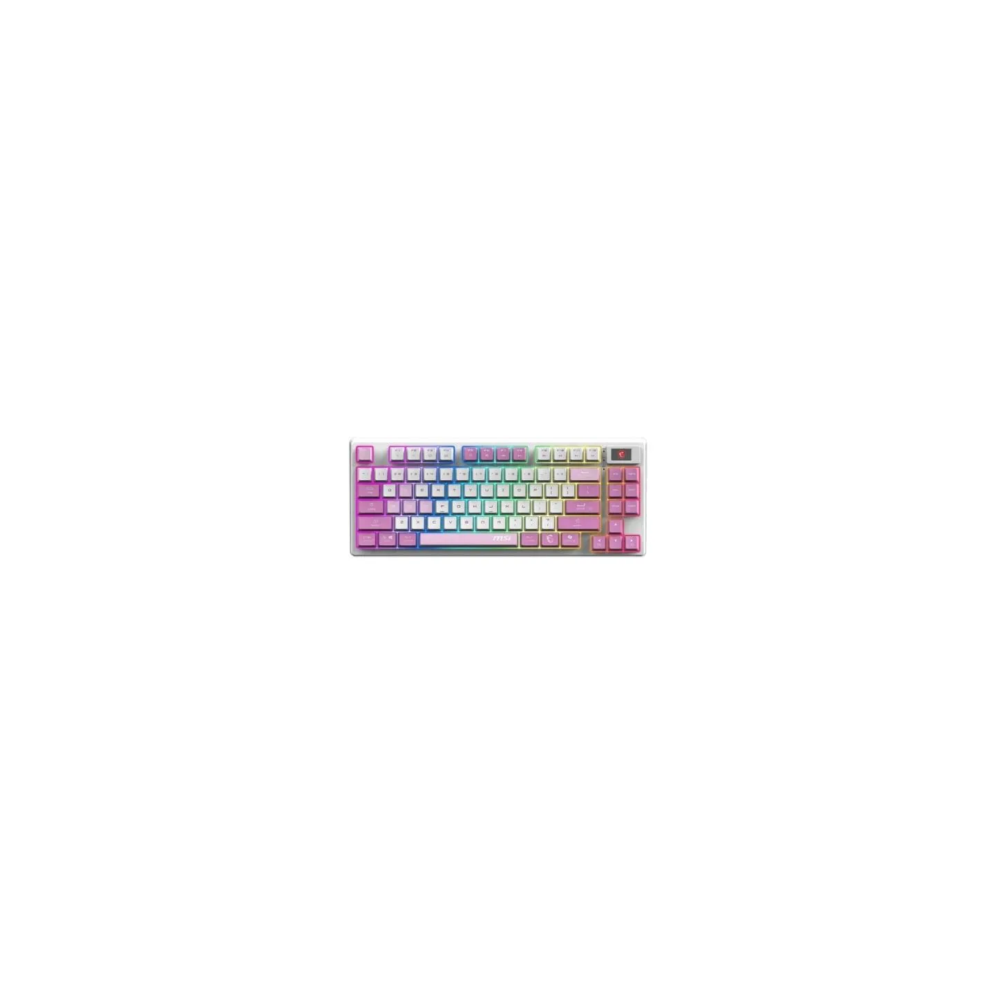 MSI Gaming keyboard Forge GK600 TKL W Violet US