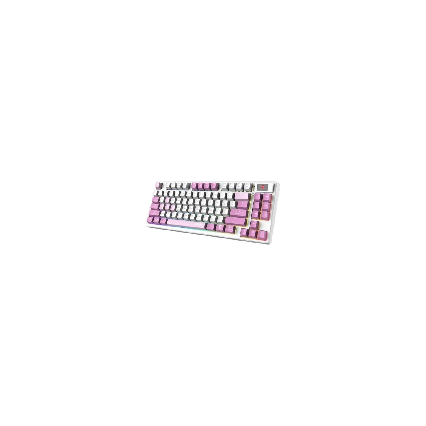 MSI Gaming keyboard Forge GK600 TKL W Violet US