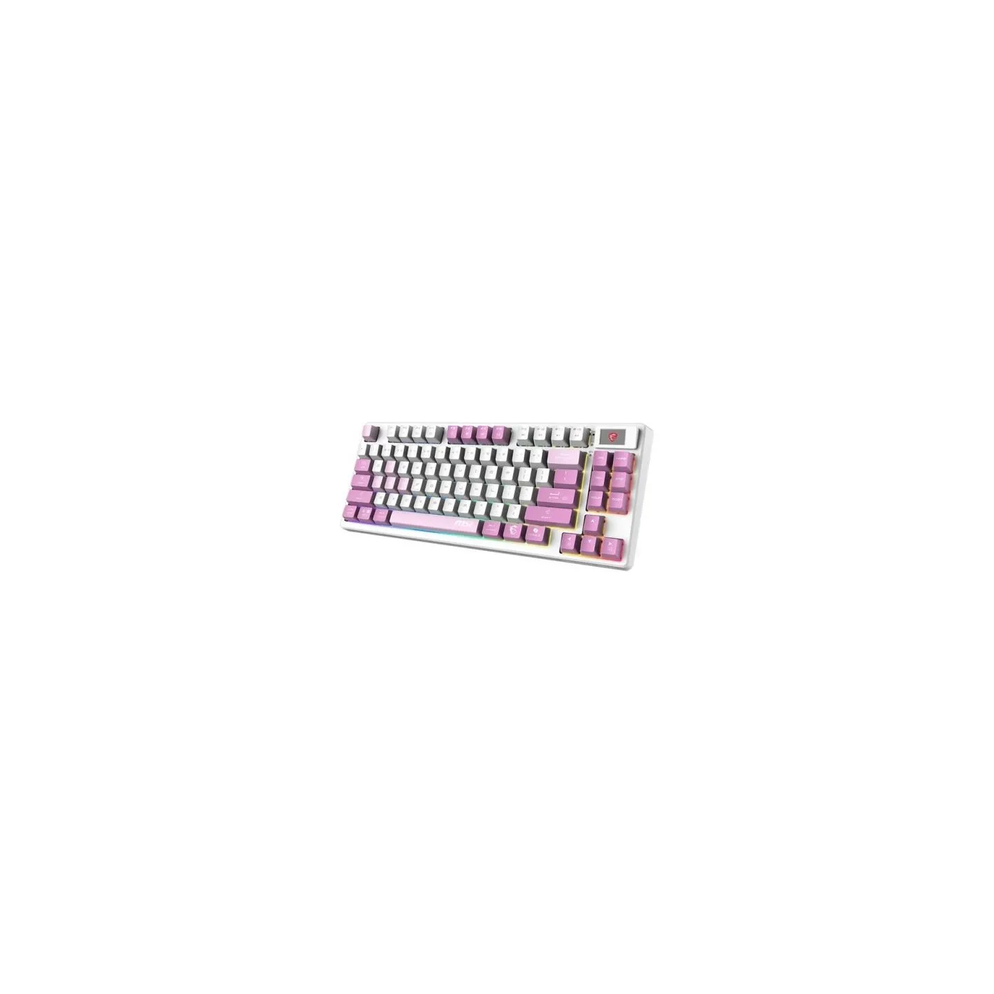 MSI Gaming keyboard Forge GK600 TKL W Violet US