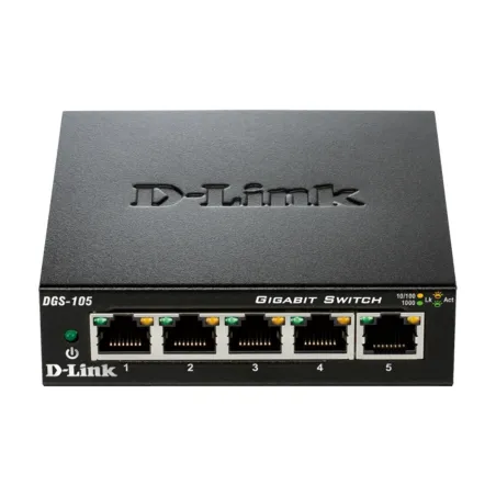 D-Link | Ethernet Switch | DGS-105/E | Unmanaged | Desktop | Gigabit Ethernet (copper) ports quantity 5 | 60 month(s)
