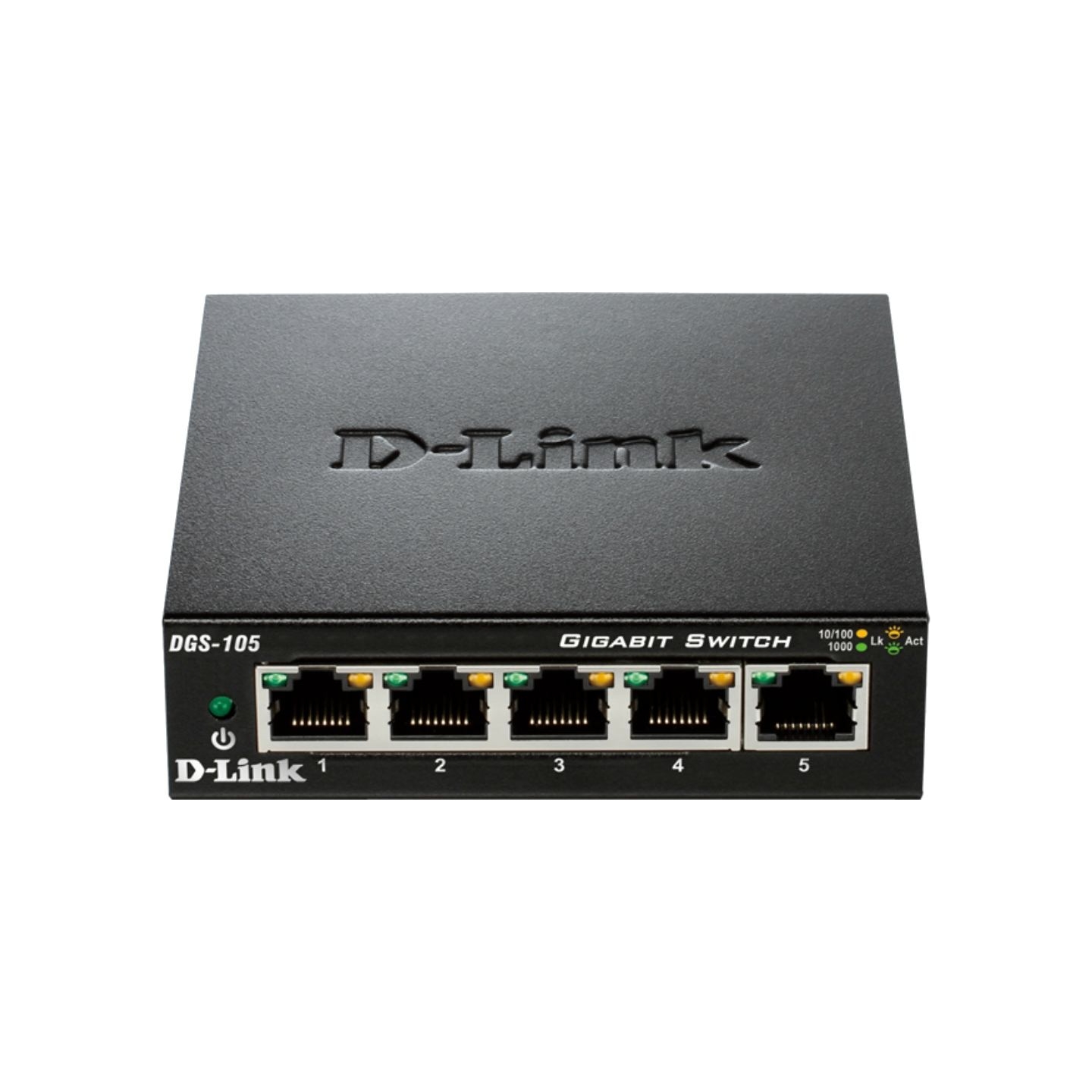 D-Link | Ethernet Switch | DGS-105/E | Unmanaged | Desktop | Gigabit Ethernet (copper) ports quantity 5 | 60 month(s)