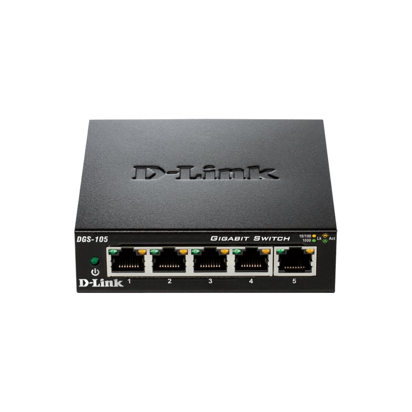 D-Link | Ethernet Switch | DGS-105/E | Unmanaged | Desktop | Gigabit Ethernet (copper) ports quantity 5 | 60 month(s)
