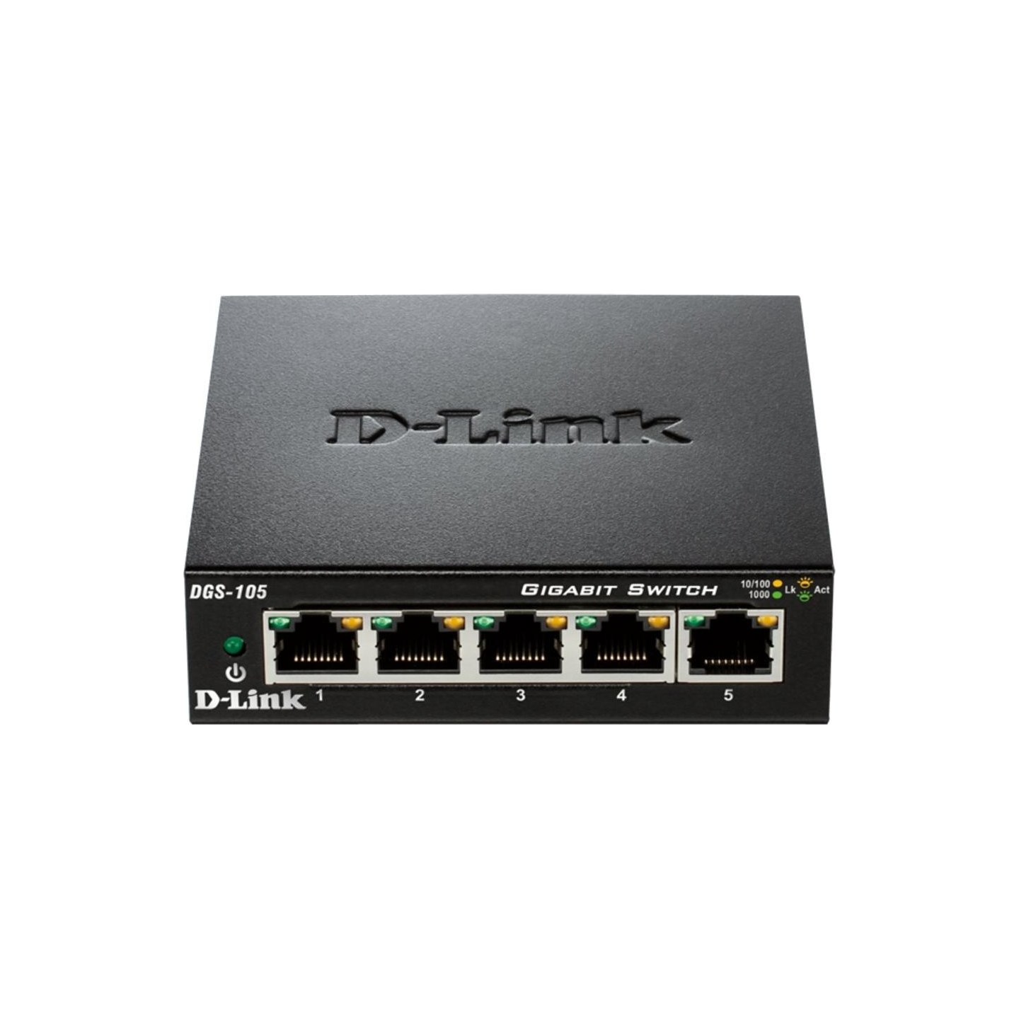 D-Link | Ethernet Switch | DGS-105/E | Unmanaged | Desktop | Gigabit Ethernet (copper) ports quantity 5 | 60 month(s)