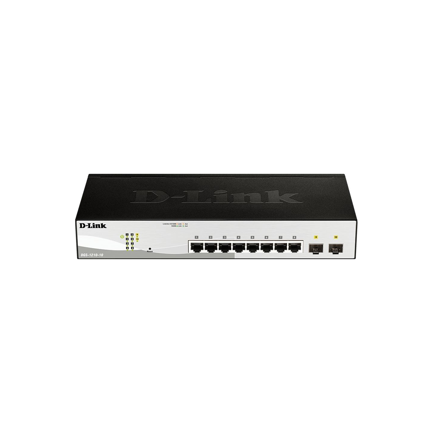 D-Link | 10-Port Gigabit Smart Managed Switch | DGS-1210-10 | Managed L2+ | Rackmountable