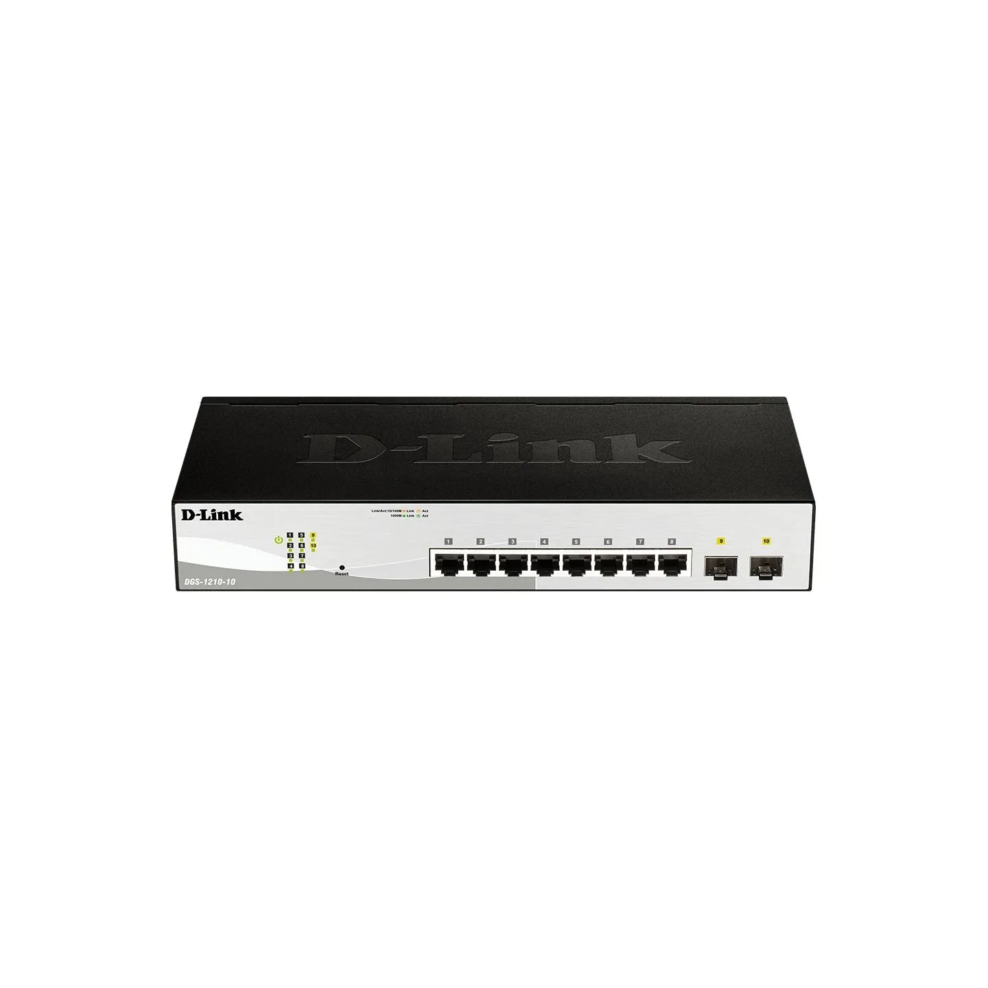 D-Link | 10-Port Gigabit Smart Managed Switch | DGS-1210-10 | Managed L2+ | Rackmountable