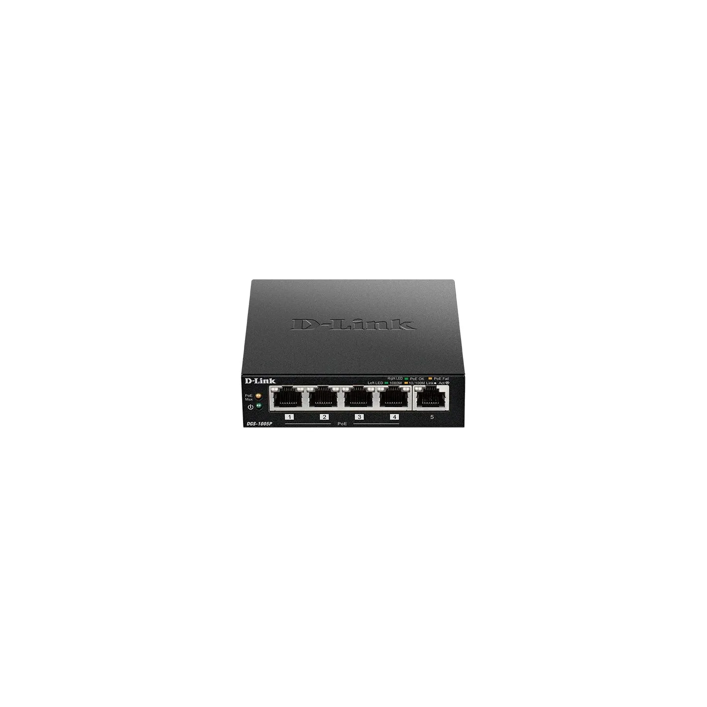 D-Link | Switch | DGS-1005P | Unmanaged | Desktop | Gigabit Ethernet (copper) ports quantity 5 | Power over Ethernet (PoE) ports