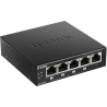 D-Link | Switch | DGS-1005P | Unmanaged | Desktop | Gigabit Ethernet (copper) ports quantity 5 | Power over Ethernet (PoE) ports