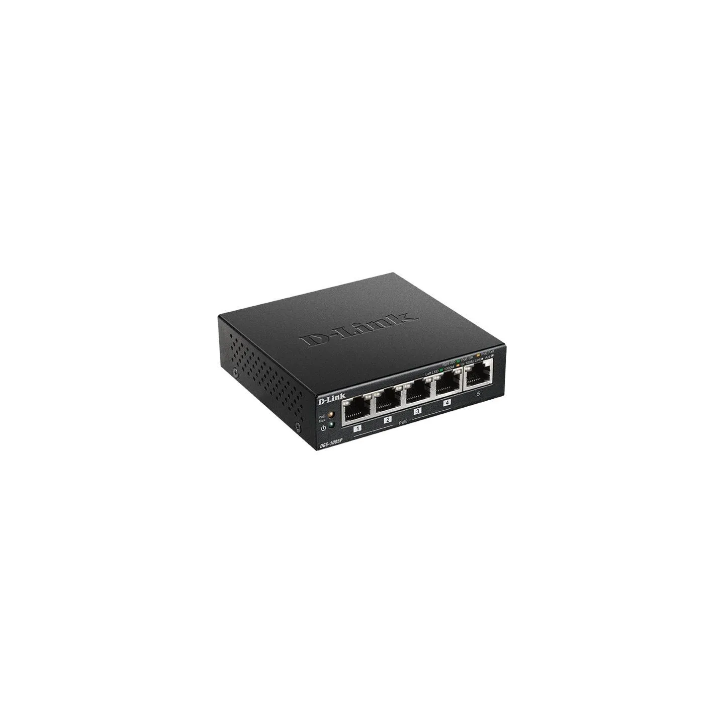 D-Link | Switch | DGS-1005P | Unmanaged | Desktop | Gigabit Ethernet (copper) ports quantity 5 | Power over Ethernet (PoE) ports