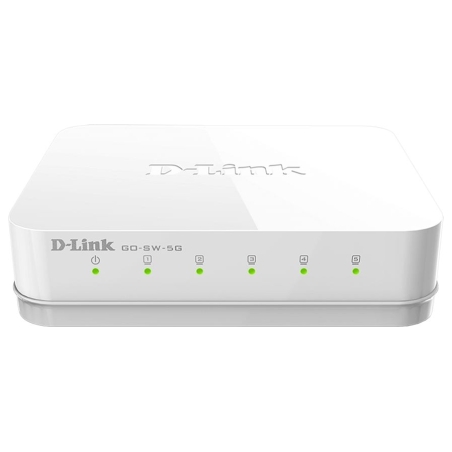 D-Link | Switch | GO-SW-5G/E | Unmanaged | Desktop | Gigabit Ethernet (copper) ports quantity 5 | Power supply type External