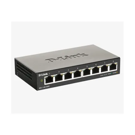 D-Link | Smart Gigabit Ethernet Switch | DGS-1100-08V2 | Managed | Desktop | Power supply type External | 24 month(s)