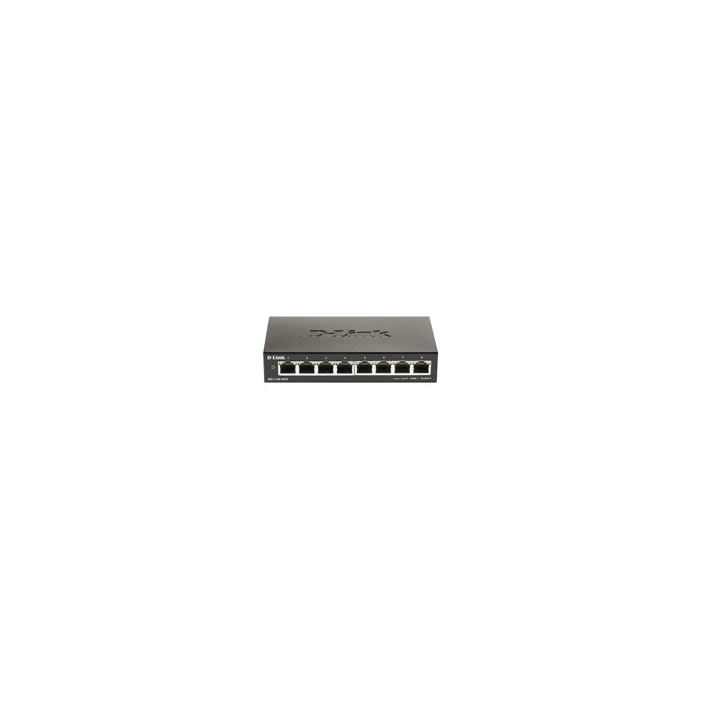D-Link | Smart Gigabit Ethernet Switch | DGS-1100-08V2 | Managed | Desktop | Power supply type External | 24 month(s)