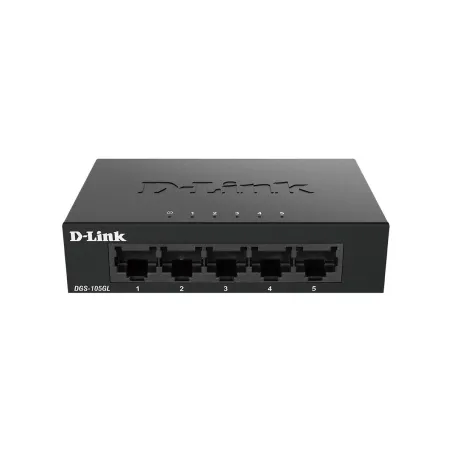 D-Link | Ethernet Switch | DGS-105GL/E | Unmanaged | Desktop | Gigabit Ethernet (copper) ports quantity 5 | 60 month(s)