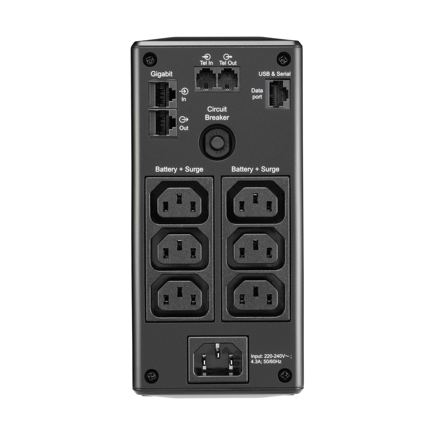 Schneider Electric APC Back-UPS Pro | BR650MI | 650 VA | 390 W