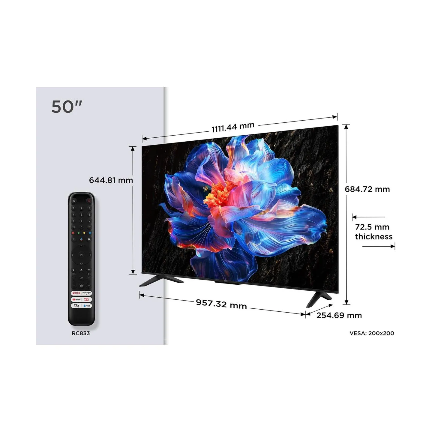 TCL LED 50'' 50V6C