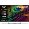 Sharp 4K QLED MiniLED TV | 50JP7265E | 50 | Smart TV | Google TV | UHD | Silver