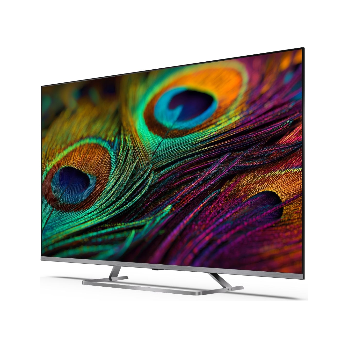 Sharp 4K QLED MiniLED TV | 50JP7265E | 50 | Smart TV | Google TV | UHD | Silver