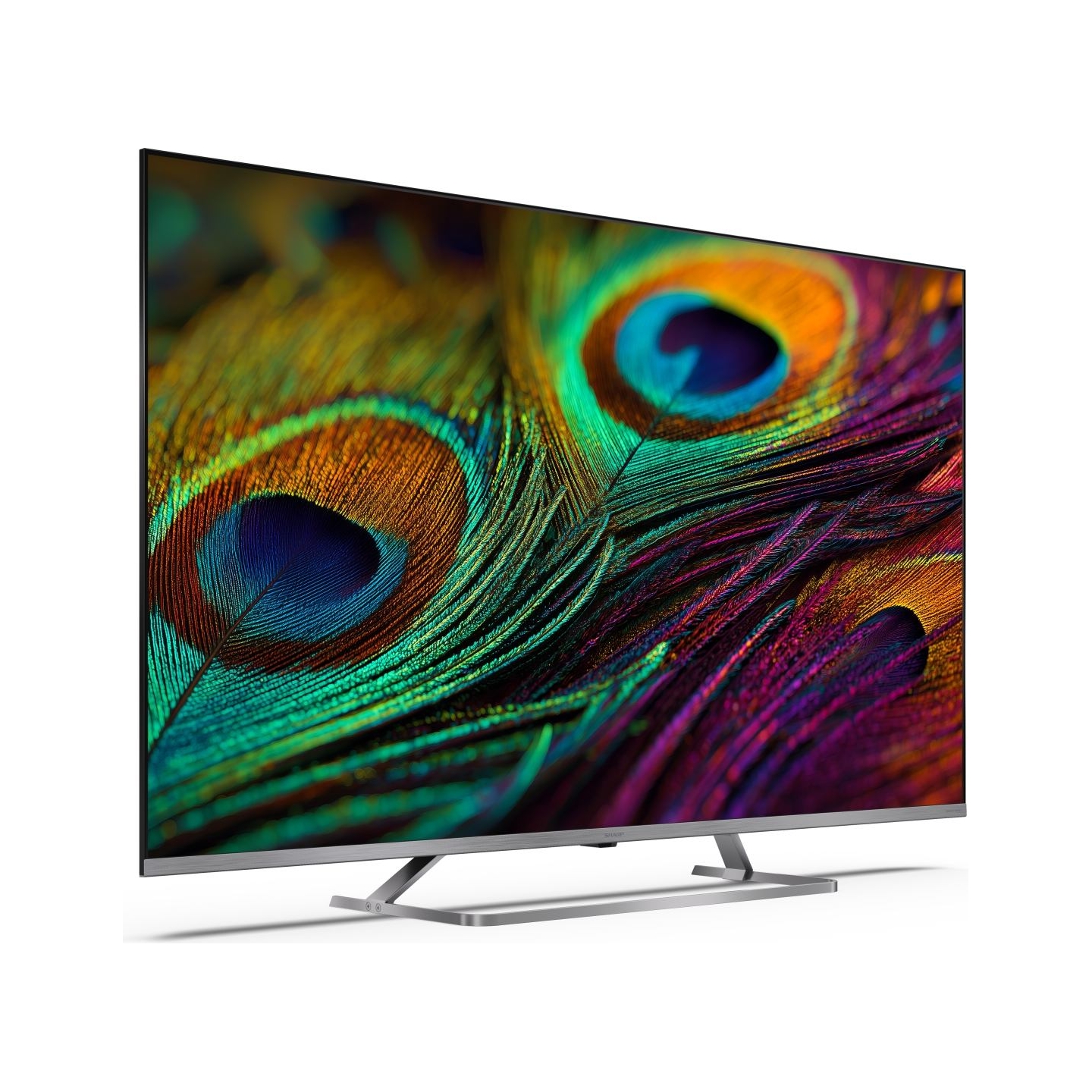 Sharp 4K QLED MiniLED TV | 50JP7265E | 50 | Smart TV | Google TV | UHD | Silver