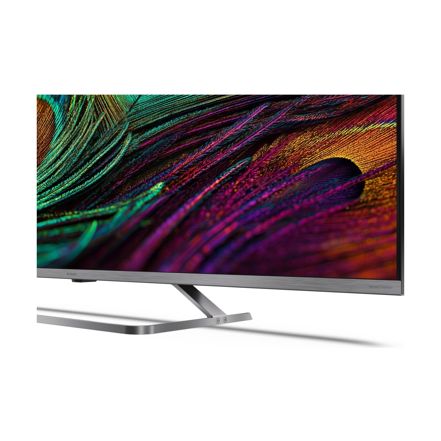 Sharp 4K QLED MiniLED TV | 50JP7265E | 50 | Smart TV | Google TV | UHD | Silver