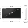 Sharp | 32HF2265EW | 32 | Smart TV | Google TV | White