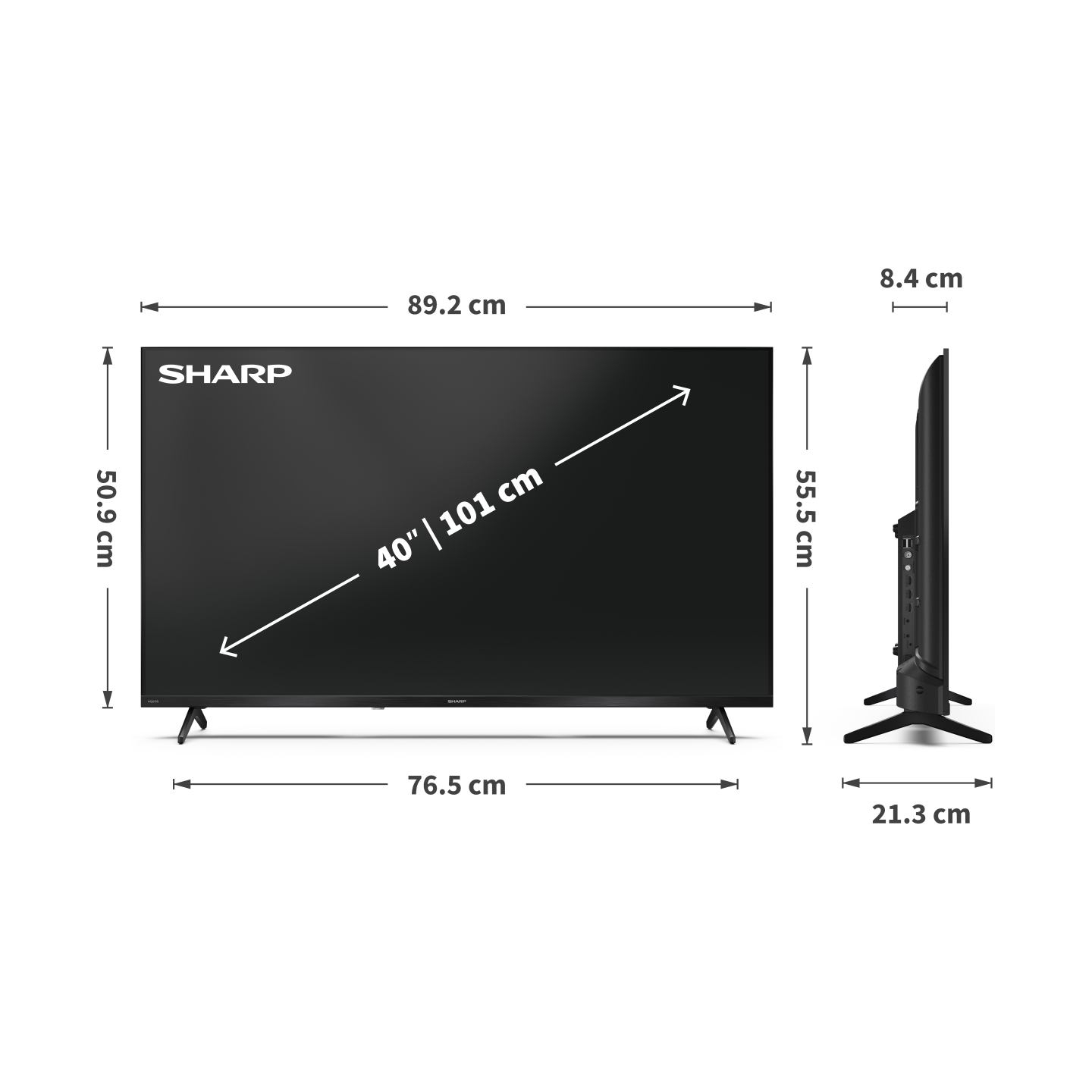 Sharp | 40HF3265E | 40 | Smart TV | Google TV