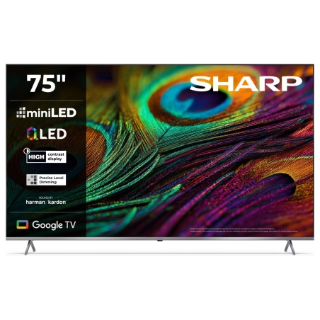 Sharp 4K QLED TV | 75JP7265E | 75 | Smart TV | Google TV | UHD
